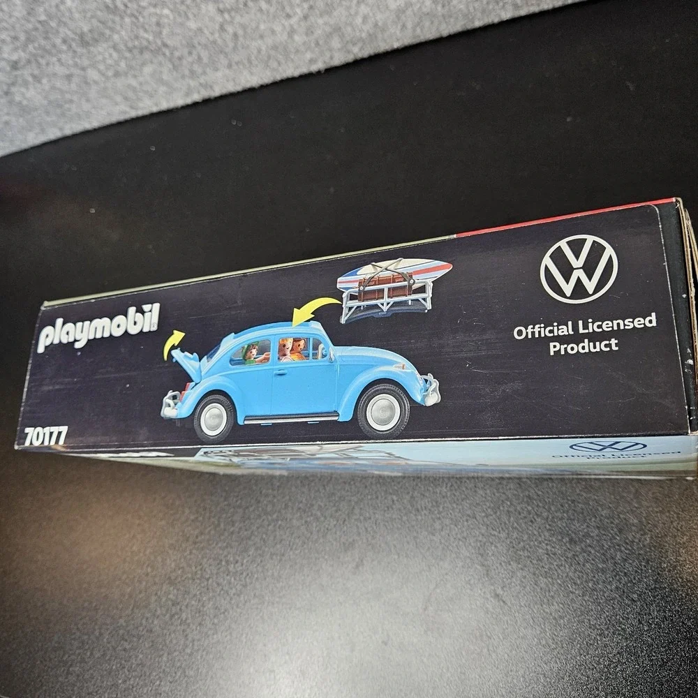 NEW Playmobil The Movie Volkswagen Beetle Blue‎ VW Bug 52 Piece #70177